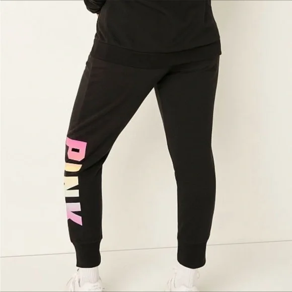 Pink Victoria Secret Gradient Classic Logo 2-PC Set /2-Pair Logo Panties SZ-LG - Picture 6 of 16